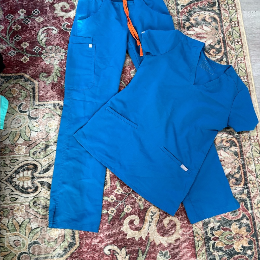 Figs Scrubs Winning Blue size xxs